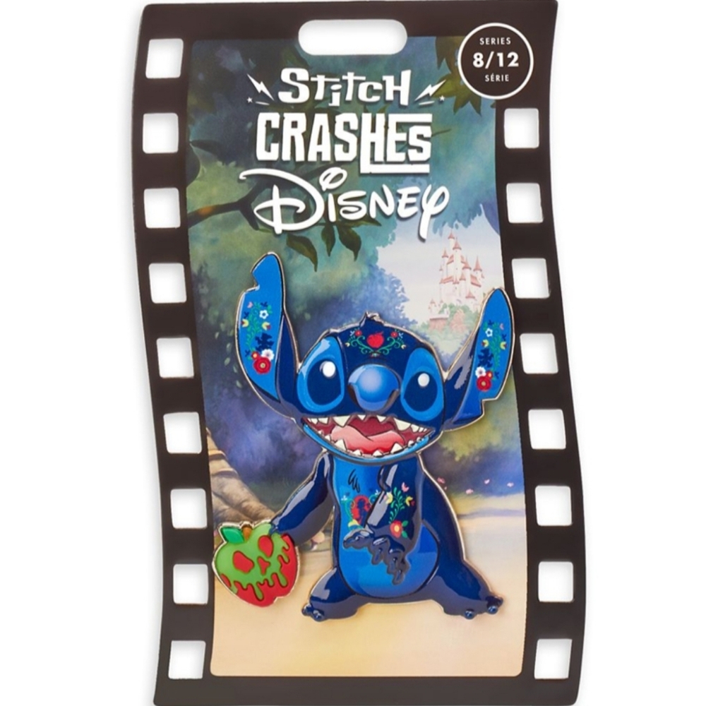 Disney Stitch Crashes Disney Snow White & Seven Dwarfs Jumbo Pin #8